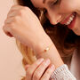 18k Gold Vermeil Birthstone Baguette Bracelet, thumbnail 11 of 12