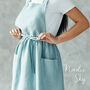 Linen Dress Apron | Studio Maker’s Pinafore, thumbnail 5 of 12