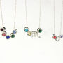 Family Birthstone And Zodiac Sign Necklace, thumbnail 5 of 12