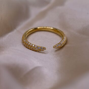 Claw Ring Gold Plated, 5 of 7