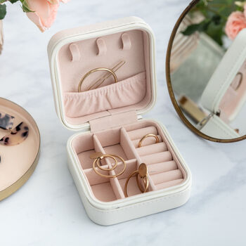 Personalised Roses And Hydrangea Jewellery Storage Box, 5 of 6