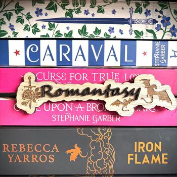 Romantasy Genre Divider Bookshelf Sign, 2 of 6