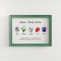 Personalised Mum’s Family Garden Wall Art, thumbnail 6 of 7
