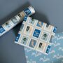 Personalised Father's Day Stamp Wrapping Paper, thumbnail 1 of 2