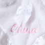 Personalised White Bunny Baby Comforter, thumbnail 2 of 9