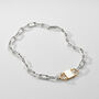 Personalised Sterling Silver Padlock Chain Necklace, thumbnail 4 of 11
