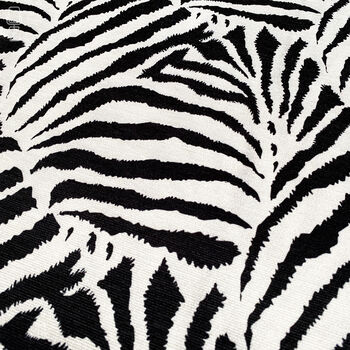 Black And White Deco Pillow Cover With Zebra Pattern, 2 of 7