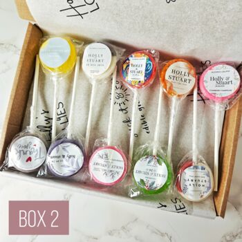 Alcoholic Wedding Favour Lollipops Sample Box, 4 of 5