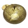 Hand Perforated Moroccan Brass Pendant Lamp | Artisanal Made, thumbnail 4 of 12
