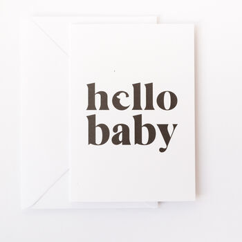 'Hello Baby' Card, 3 of 4