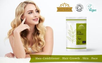 Ausha Organic Neem Leaf Powder 200g, 4 of 4