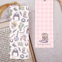 Pink Rodeo Cowgirl Bookmark With Coloured Tassel, thumbnail 1 of 3