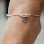 Sterling Silver Indian Minimalistic Charm Payal Anklet, thumbnail 1 of 2