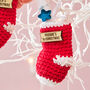 Baby's Personalised Christmas Stocking Decoration, thumbnail 2 of 3