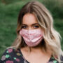 Pink Cotton Polkadot, Washable Three Layered Face Mask, thumbnail 1 of 1