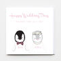 Penguin Wedding Day Greeting Card, thumbnail 1 of 2