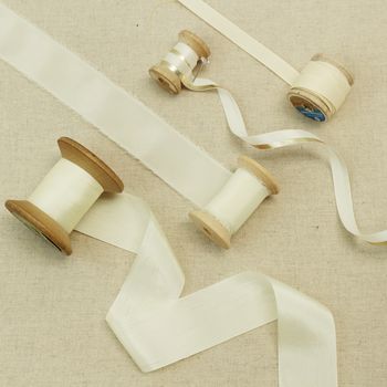 Ivory Silk Ribbon, Speciality Bridal Collection, 5 of 6