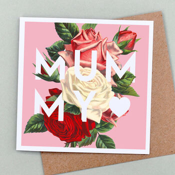 Mummy Floral Mother's Day Card, 2 of 2