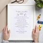 Personalised Ten Things I Love About Daddy Print, thumbnail 1 of 4