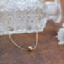 Monroe Nine Carat Gold Floating Ball Necklace, thumbnail 1 of 1