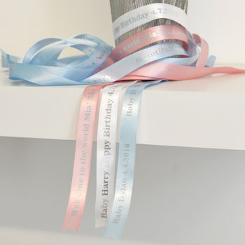 Personalised New Baby Ribbon, 8 of 9