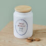 Personalised Bone Appétit Pet Jar, thumbnail 2 of 4