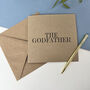 The Godfather/Godmother Ceramic Coaster, thumbnail 6 of 10