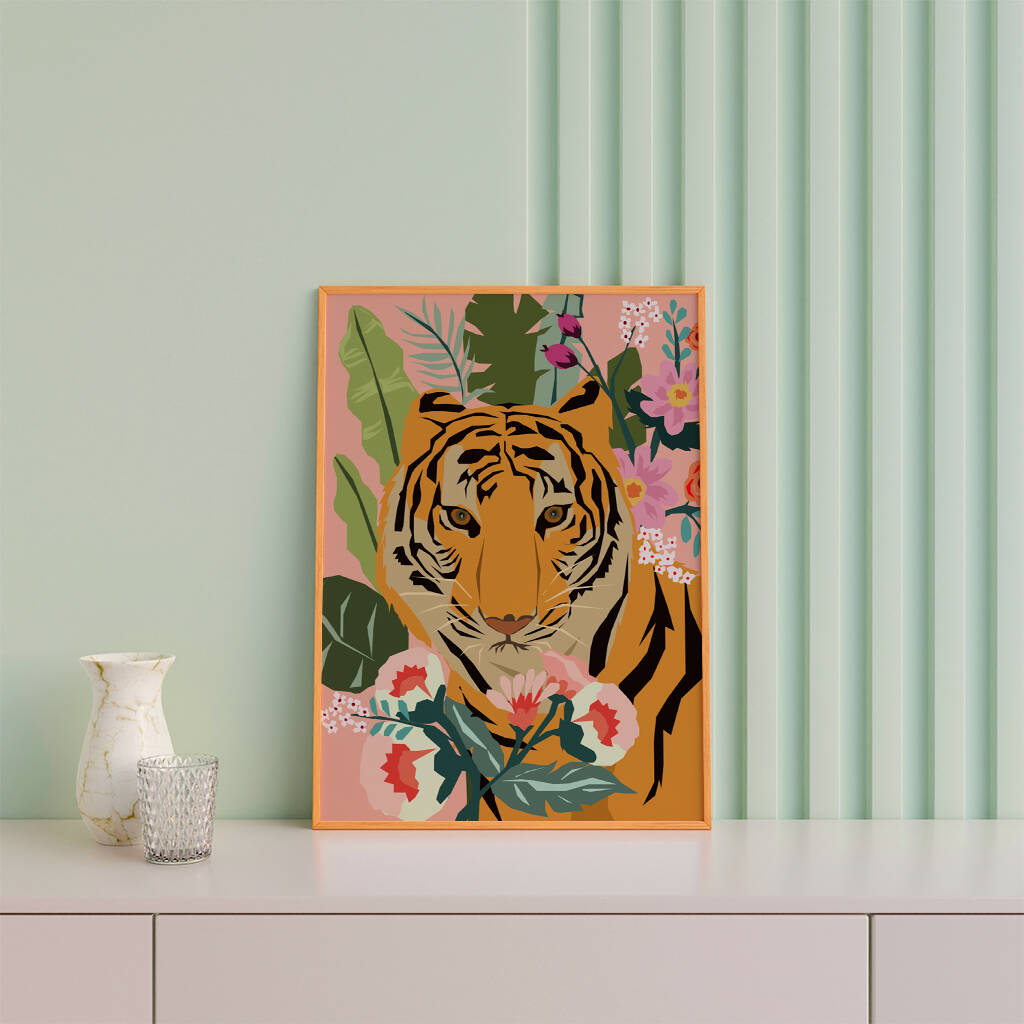 Tiger In Spring Print, 1 of 12