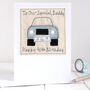 Personalised Car 40th Birthday Card For Him, thumbnail 1 of 11