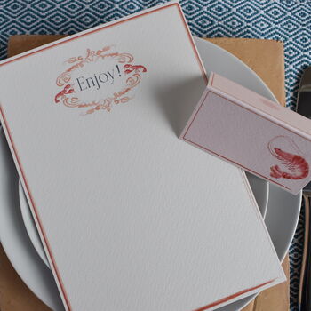 Enjoy! Menu And Place Cards, 3 of 8