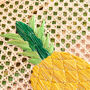 Set X Four Woven Natural Iraca Brown Pineapple Napkin, thumbnail 4 of 6