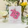 Personalised 18th Birthday Card Wooden Number Gift, thumbnail 4 of 12