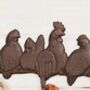 Cast Iron Rooster Hook Board, thumbnail 4 of 5