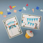 Circus Party Invitation And Thank You Notecards, thumbnail 1 of 7