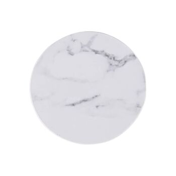 Six Pieces Marble White Coasters For Drinks, 6 of 8