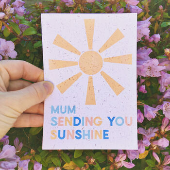 Personalised Sending You Sunshine Card, 2 of 2