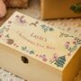 Personalised Pink Christmas Eve Wooden Box Fsc®, thumbnail 2 of 4