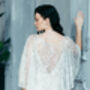 Beaded Bridal Cape Art Deco Wedding Capelet, thumbnail 6 of 12