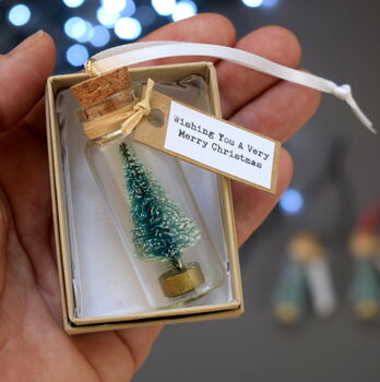 Personalised Miniature Christmas Tree Decoration, 3 of 12