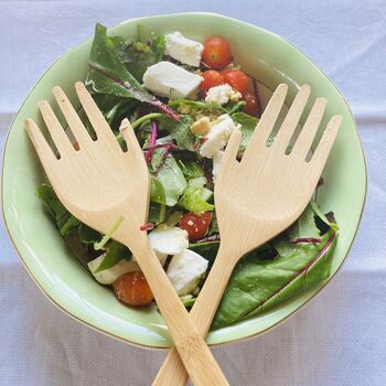 Helping Hands Salad Servers ~ Eco Friendly, 3 of 6