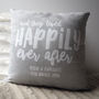 Happily Ever After Newlywed Couples Cushion, thumbnail 2 of 3