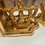 Gold Crown Bookends Regal King And Queen Ornaments Gifts, thumbnail 8 of 8