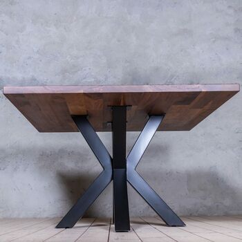 Squere Walnut Table With Spider Legs, 5 of 5