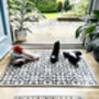 My Mat Patterned Washable My Harlequin Blue Tile Mat, thumbnail 3 of 5