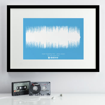 Personalised Coloured Song Sound Wave Print, 3 of 7