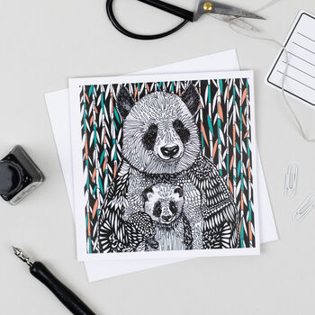 'Pandas' Greeting Card, 2 of 2