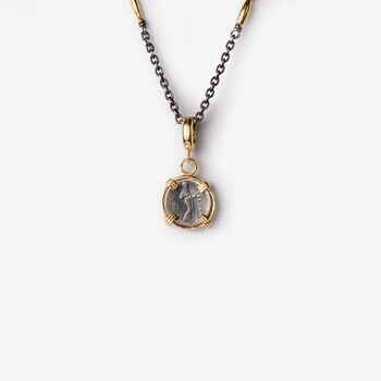 Ancient Medusa Coin Clip On Pendant, 5 of 6