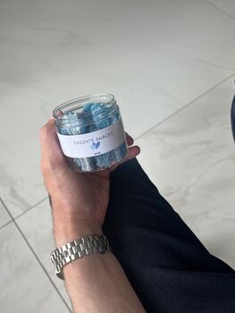Daddy's Snacks, Vegan And Gluten Free Sweet Jar Gift For Father's Day, 2 of 2