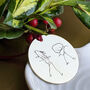 Personalised Child's Drawing Brass Christmas Decoration, thumbnail 3 of 4
