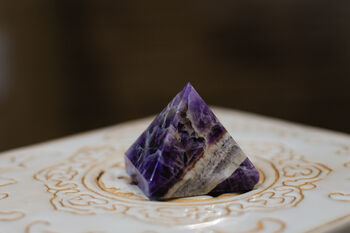 Amethyst Pyramid Natural Crystal, 2 of 4